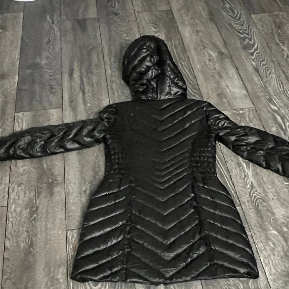 Laundry Black Puffer Coat - Picture 6 of 7